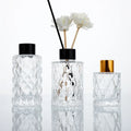 Factory Sale 50ml 100ml 200ml Glass Aroma Reed Diffuser Perfume Bottle with logo Embossment Wholesale