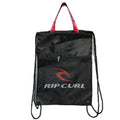 OEM Camping Hiking Black Polyester Nylon Outdoor Sports Drawstring Mesh Backpack Bag with Handle