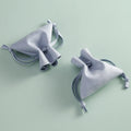 High Quality Custom Microfiber 7x8 cm Drawstring Bag New Design Super Fiber Jewelry Container with Fancy Pouches