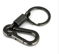 Simple Strong Carabiner Shape Keychain Metal Climbing Hook Key Chain Rings Man Gift