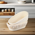 Authentic Oval Ceramic Bread Proofing Basket Set for Better Baking Experience Sourdough Bread Making Supplies