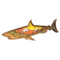 New Wooden Marine Crafts Carved Shark Decorations Office Ornamental Fish