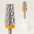 Cross Cut Stock Silver 5&1 Electric File 3 Way Professional Top Quality Tungsten 5 in 1 Carbide Nail Dril Bit