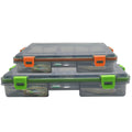 Multifunctional Fishing Tackle Box with Adjustable Dividers 2Colors Fishing Lure Box Tool Box for Freshwater Saltwater Fishing