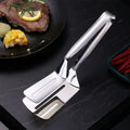 Multifunctional Stainless Steel BBQ Tools Frying Shovel Steak Tongs Frying Fish Spatula Household Kitchen Bread Clip