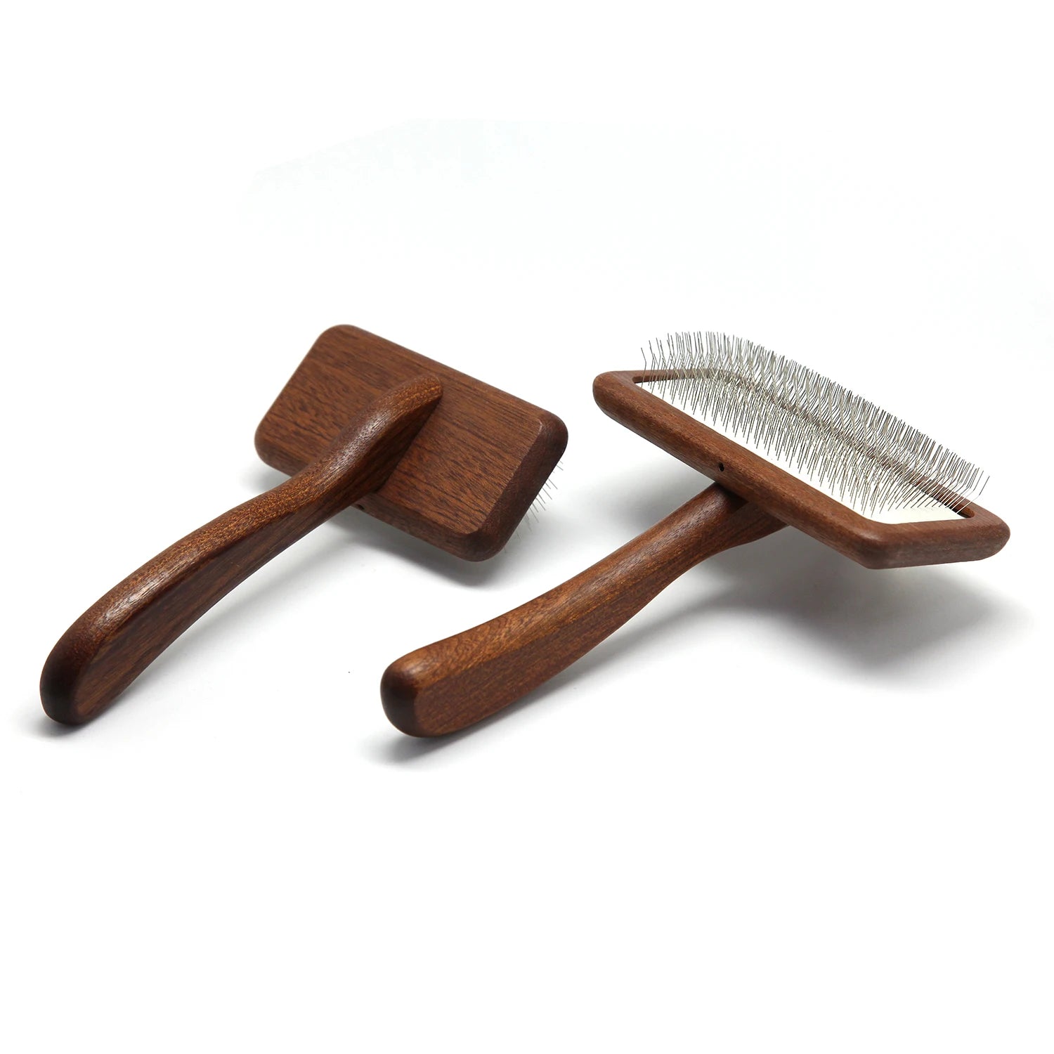 PB-4M Dog Hair Combing for Cats Professional Grooming Wooden Pet Hair Brush Pet Self-cleaning Needle Comb