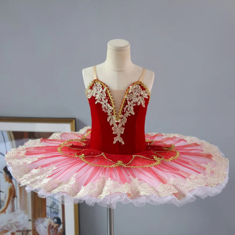 S0022 Children Classical Ballet Dancing Tutu Girls Ballerina Performance Wear Costume