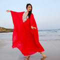Charming Exquisite Sequin Embroidery Baladi Long Robe Dress 3-Piece Performance Wear Costumes for Belly Dance