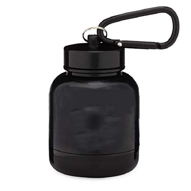 Wholesale Accept Custom Mini Portable Protein Powder Bottles With Keychain Storage Bottle Keychain