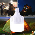 Portable Hanging Solar Rechargeable LED Camping Light Lantern Bulb for Outdoor Emergency Camping Tent Bulb