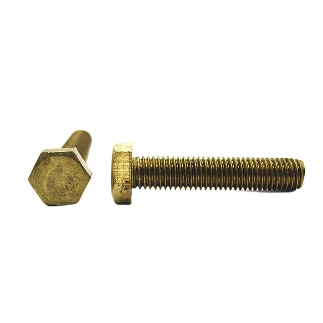 Anti-Corrosion Brass Bolt Solid Brass Bolt for Marine Plumbing Decorative Use