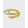 High Quality S925 Sterling Silver Roughness Rings for Women Unique Creative Design Classic Style for Parties Anniversaries JA438