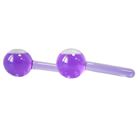 DIY Beauty Care Liquid Ice Ball Roller Facial Purple Color Ice Globes for Face Massage Reduce Swelling Skin Care for Black Women