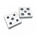M12 M14 M16 T-Slot Profile Fittings Square Cover Aluminum Alloy Mounting Base Plate for 6060 Aluminum Profiles Bag Packed