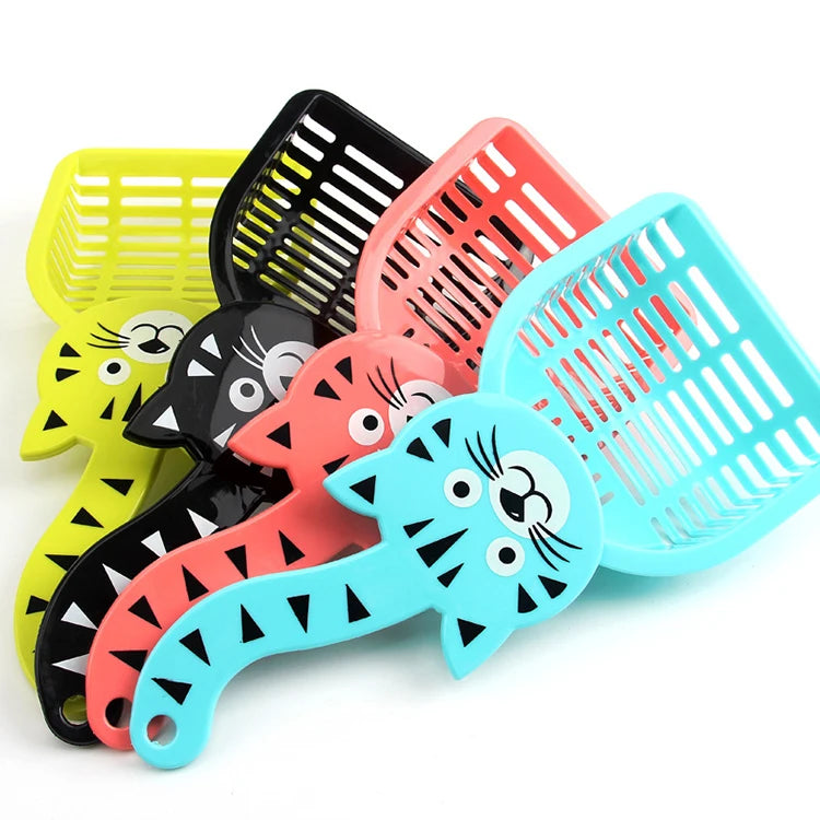 ZX Eco-Friendly Large Capacity Cat Litter Scoop Plastic Sand Cleaning Shovel Deep Litter Shovel 28x12.5cm for Cats