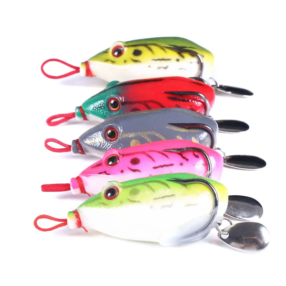 5.5CM/13G Casting Fishing Soft Lure Plastic Frog Lure
