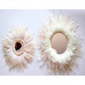 Wholesale Modern Nordic Interior Mirror Boho African Wall Art Feather Juju Hat Wall Decor for Christmas Home Decor Living Room