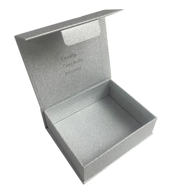 Professional Luxury Recycled Cardboard Gift Boxes Custom Logo Flat Foldable Design High-End Embossing Matt Lamination Sponge Art
