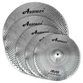 Arborea Alloy Mute Cymbal Set Musical Instruments Gallop on Low Volume for Drum Set