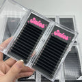 Lash Trays Lash Trays Cashmere Single Black Individual Eyelash Extensions Korean Pbt Velvet Lash Extension Supplies