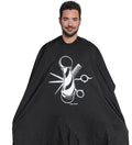 Custom logo Waterproof Polyester Hairdressing Cape Barber Shop Salon Cape