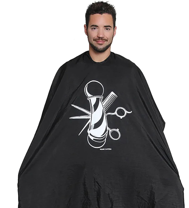Custom logo Waterproof Polyester Hairdressing Cape Barber Shop Salon Cape