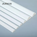 Rongke OEM Factory Wholesale Floor Transition Accessories Plastic Led White Skirting Board Tile Trim Fiber Skirting Type With Le