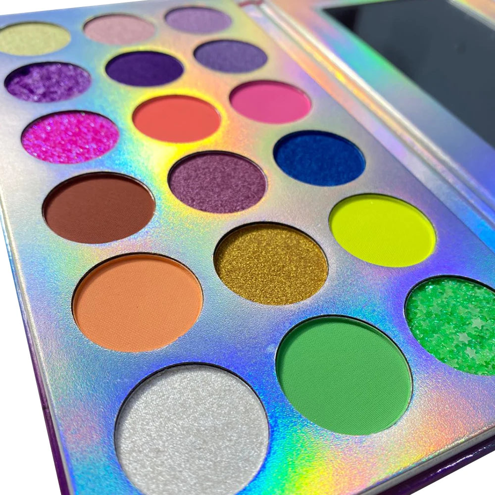 High Pigment Glitter Eyeshadow Private Label 18 Color Vegan Makeup Private Label Eyeshadow Palette