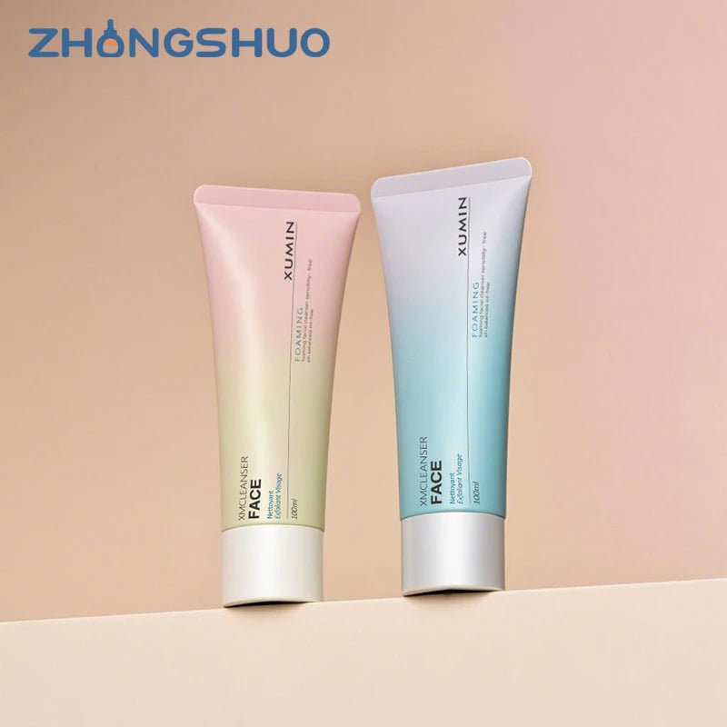 Wholesale 100ml White Plastic PE Cosmetic Squeeze Tube Packaging Empty High-End Hand Cream Tubes Low Moq