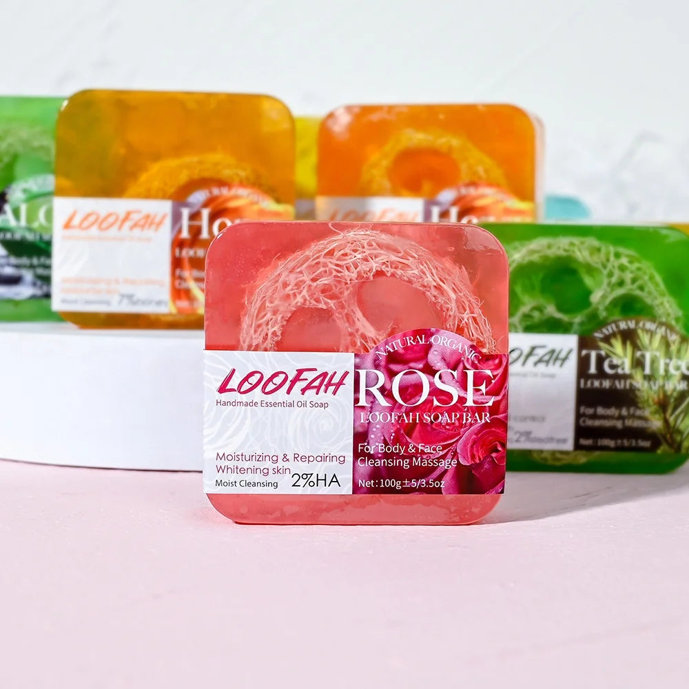 Dropshipping Asmr Elegant Perfume Solid Loofah Korean Beauty Toilet Soap Care