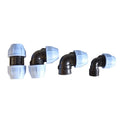 IRRIPLAST HDPE PN16 PP PLASTIC PIPE IRRIGATION WATER SUPPLY QUICK CONNECTOR COUPLING HDPE COMPRESSION FITTINGS PIPE FITTINGS