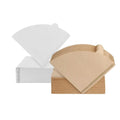 Wholesale 40pc Bag Modern Design Brown White Coffee Filter Paper Hand Drip Conical Pulp Bleaching Filter Stocked Feature