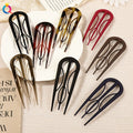 QIYUE PC Leaf Comb PC Advanced Sense Large Branch U-Shaped Hairpins Women's Hair Accessories