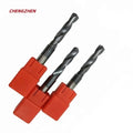 Tungsten Steel Solid Carbide Center Drill Bits 1.0-2.0mm HRC60 - 2-Flute High Precision Nano Coated Twist Drill RoHS