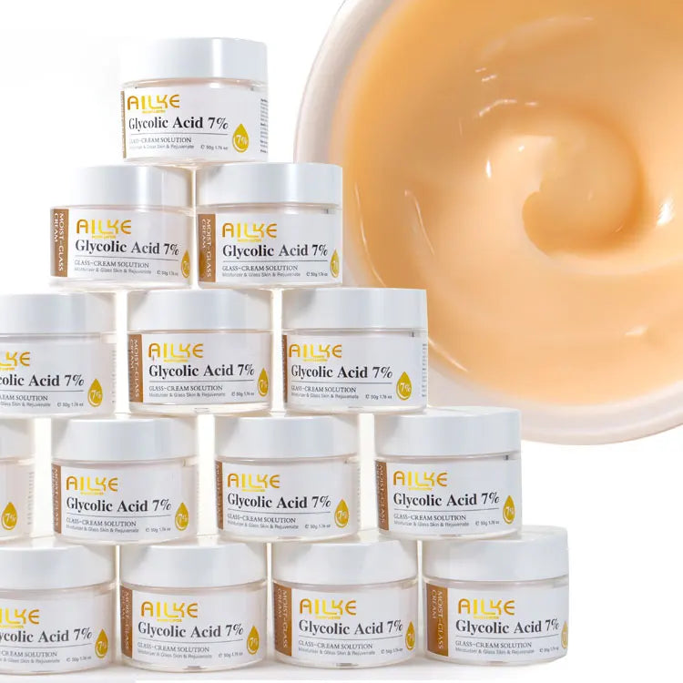 Ailke Boost Luster Glass Skin Reduce Pigmentation Anti-wrinkle Glutathio Moisturizing Glycolic Acid Whitening Face Cream