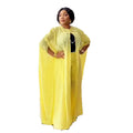 New Long Dresses Women Maxi Casual Ladies Chiffon Womens Sets Two Piece African Women's Wear Boubou Femme
