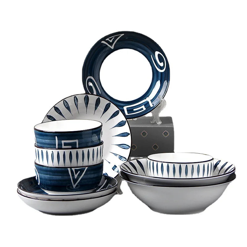 Certified Wholesale Top Quality Dinnerware Ceramic Handmade Food Grade Tableware Set