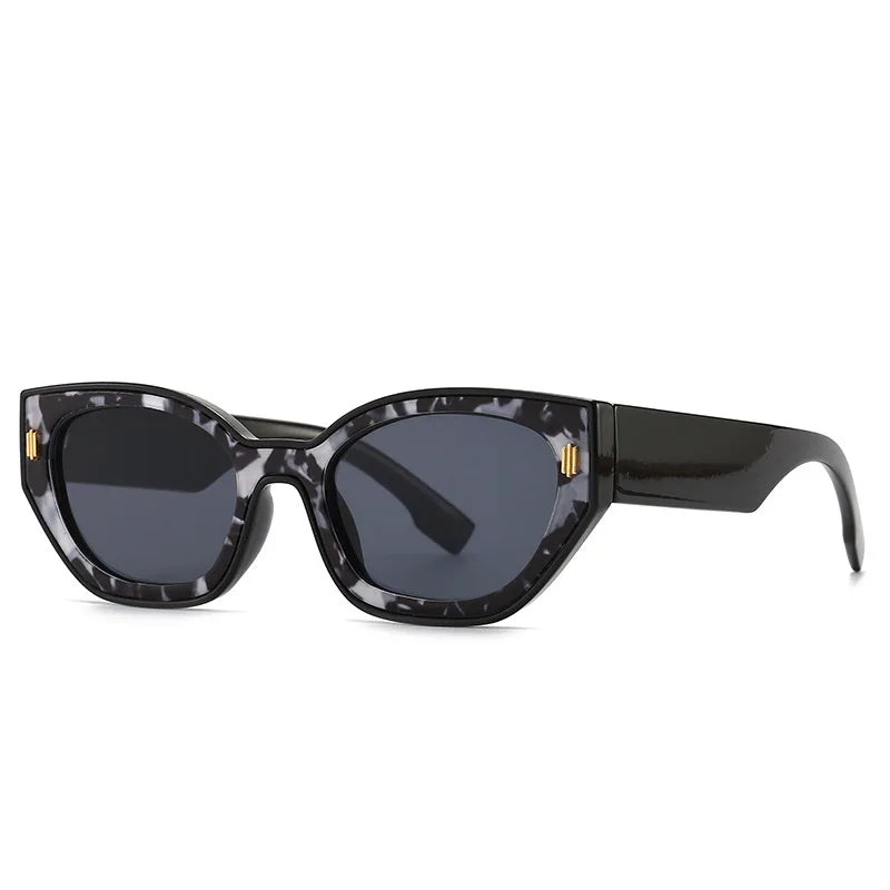 New Personalize Pattern Retro Luxury Sunglasses Women Cat Eye Shades Ins Classic Custom logo Lentes Wholesale Sunglasses 2022