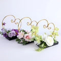 Artificial Rose Floral Decor European Wedding Heart Shaped Stand Hotel Home Table Centerpiece Party Wedding Decoration
