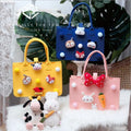 Custom Wallet Colorful Cute Purses Felt Wallet Pouch Tote Bag for Little Girls