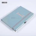 Wholesale Custom Logo A5 Notebook Elastic Strap Pen Holder Pu Notebook Printed Logo Diary Notepad Note Book PU Leather Notebook