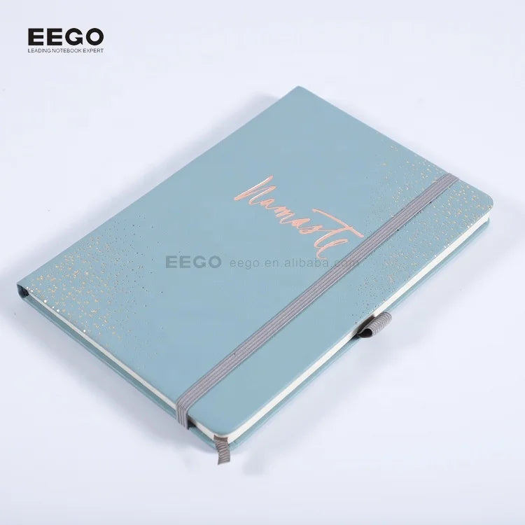 Wholesale Custom Logo A5 Notebook Elastic Strap Pen Holder Pu Notebook Printed Logo Diary Notepad Note Book PU Leather Notebook