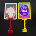 Shape Free Price Holder ABS Clear Display Clip for Supermarket Shelf Price Tag Holder