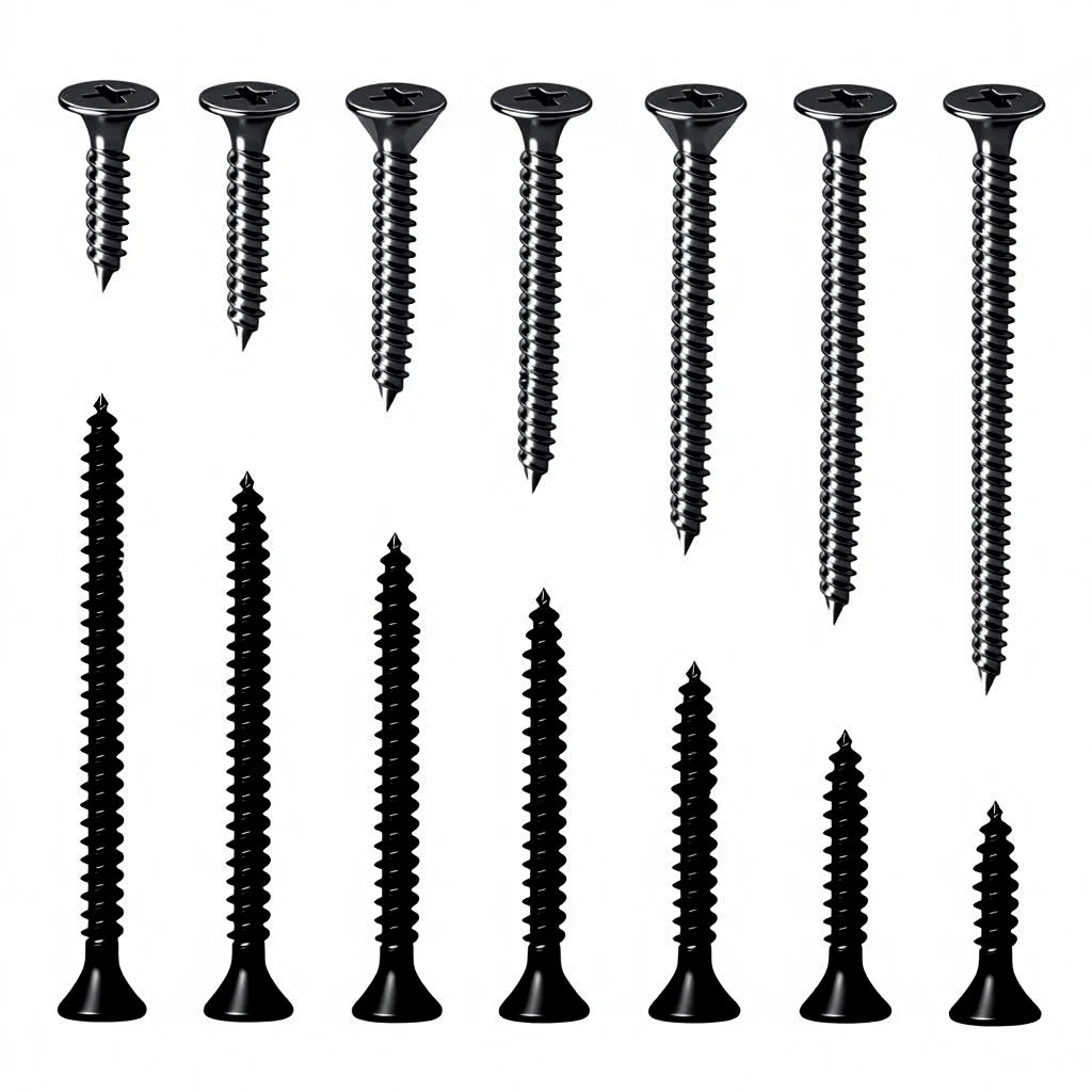 Fine Crose Thread Drywall Screws Bugle Head Self-Tapping Pack of 1lb / 5lbs for Commercial & Residential Use