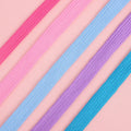 Wholesale 1cm Solid Color Braided Eco-Friendly Flat Drawcord Tip Plastic Hoodie 100% Polyester Rope for Shoes Bags Home Textile
