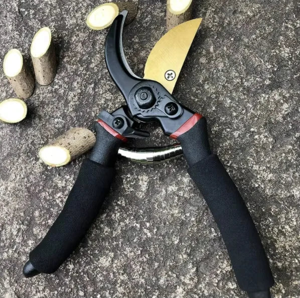 Professional High Carbon Steel Household Pruning Scissors Shears for Flower Cutting Shears DIY & ODM Customizable