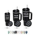 40Oz  Tumbler With Handle Vacuum Bottle H2.0 FlowState Stainless Steel Vacuum Insulated Tumbler With Lid and Straw for Water
