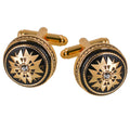 Wholesale Classic Crystal Elegant Cufflinks Custom Mens Formal Suit Shirt Fashion Accessory Wedding Tuxedo Trendy Jewelry Gift