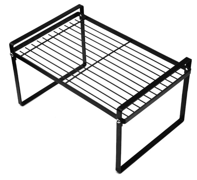 Hot Selling White/Black Eco-Friendly Metal Spice Rack Wire Shelving for Kitchen Countertops-Multifunction Pantry Cabinet