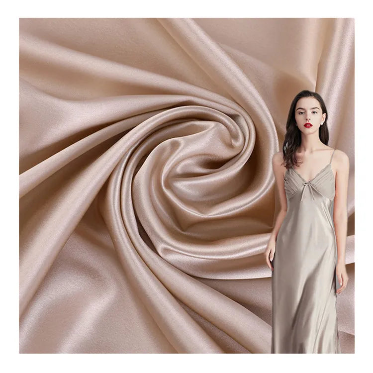 2026 ESA 100 6 a Grade 16 MM 114 cm Plain Dyed Charmeuse Satin Pure 100% Mulberry Silk Fabric